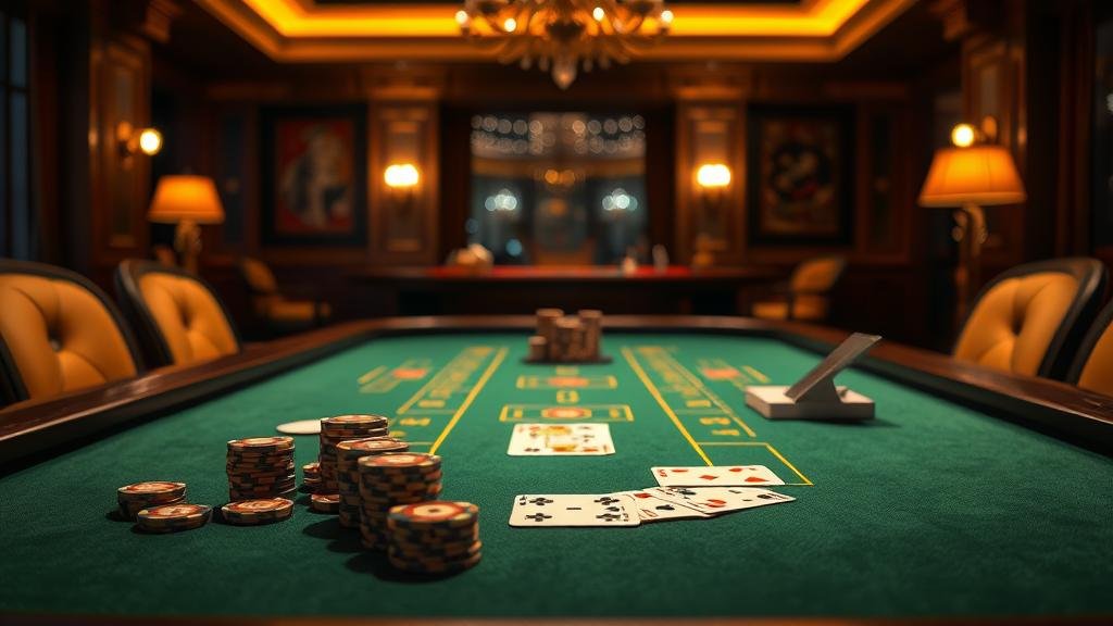 หน้าจอแสดงสถิติและถนนเล็กในเกมบาคาร่า