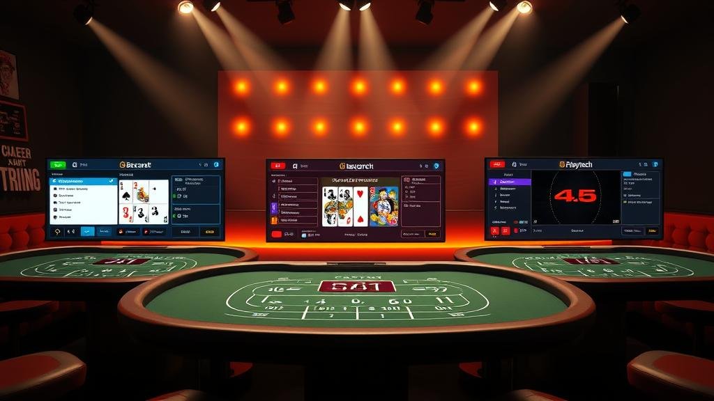 อินเทอร์เฟซบาคาร่าบนมือถือพร้อมเครื่องมือจัดการงบประมาณ