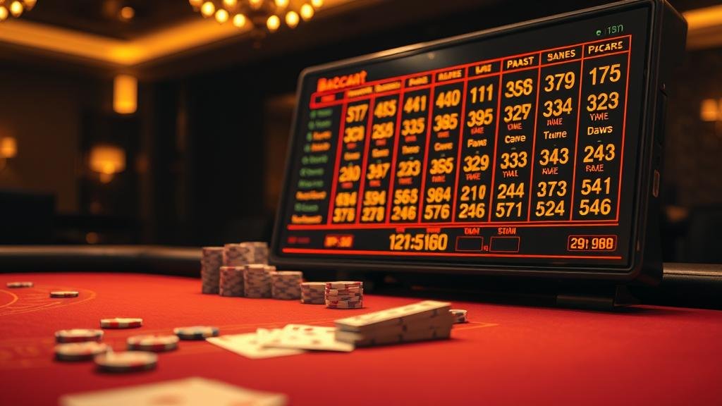 ตัวอย่างสถิติ Big Road ที่ออกติดกันยาว