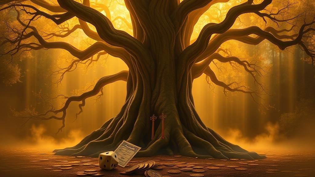 การลูบแป้งต้นตะเคียนเพื่อหาเลขเด็ด