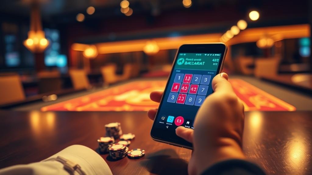 การวิเคราะห์สถิติบาคาร่าบนแท็บเล็ต