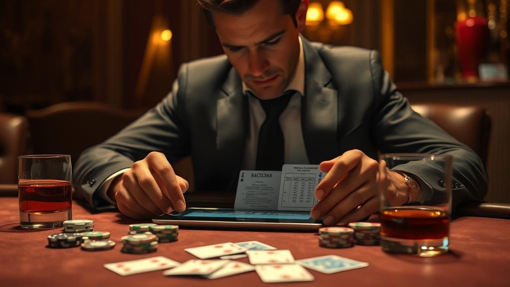 การเล่นบาคาร่าบนแท็บเล็ตด้วยสถิติ