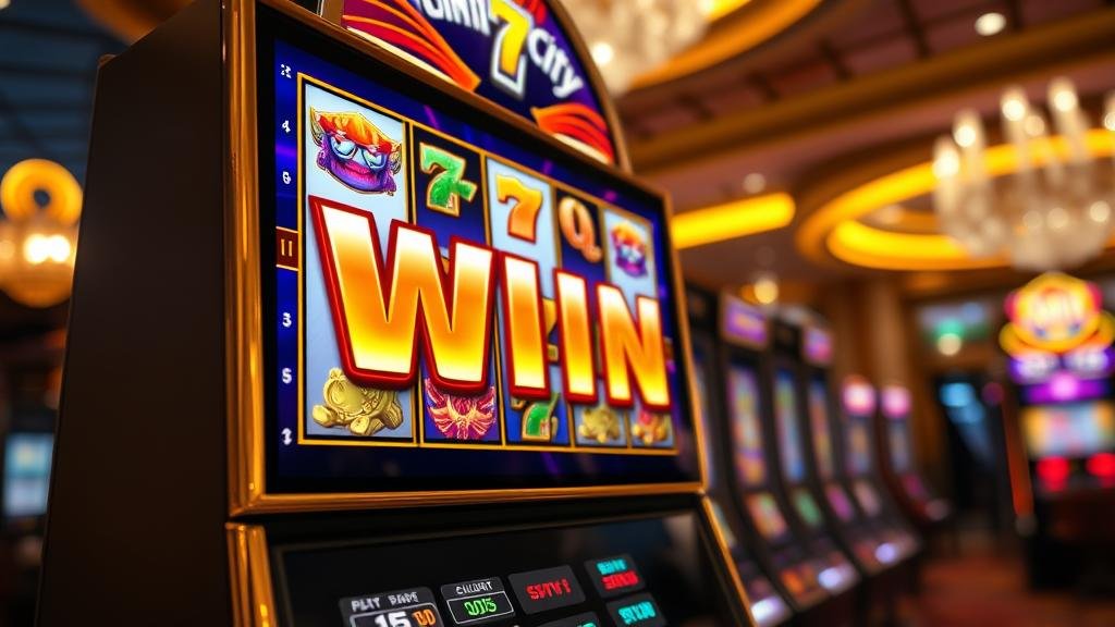 ภาพประกอบกลไกสล็อตแบบต่างๆ เช่น คาสเคด, รีสปิน, ไวลด์เดิน, Gigablox