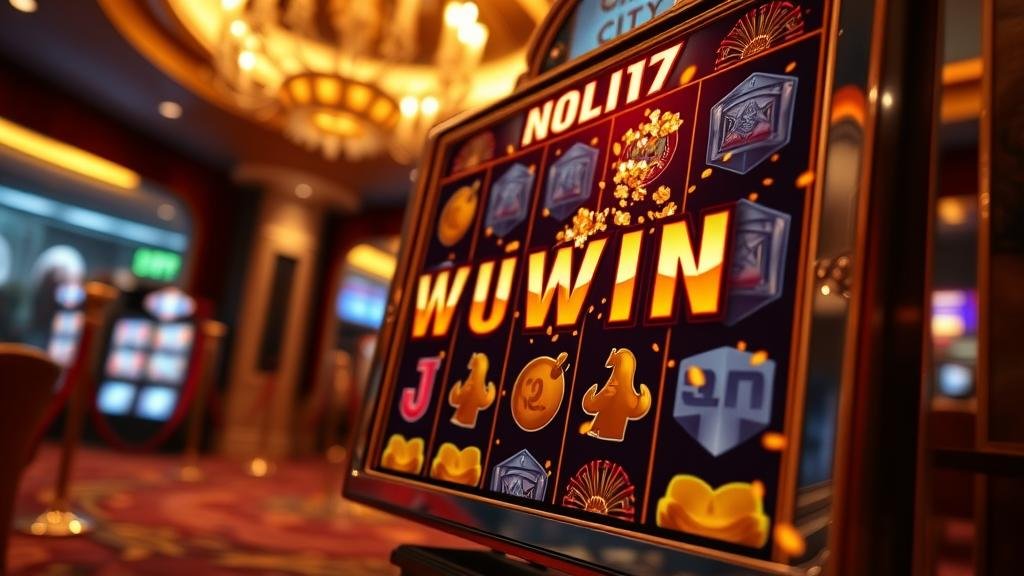 หน้าจอเกมสล็อต Blueprint Gaming แสดงตัวเลือกซื้อสปินและตัวคูณ