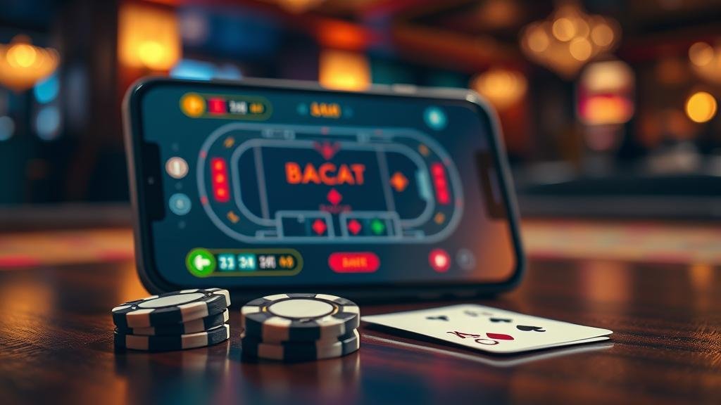 ตารางสถิติบาคาร่าบนแท็บเล็ต