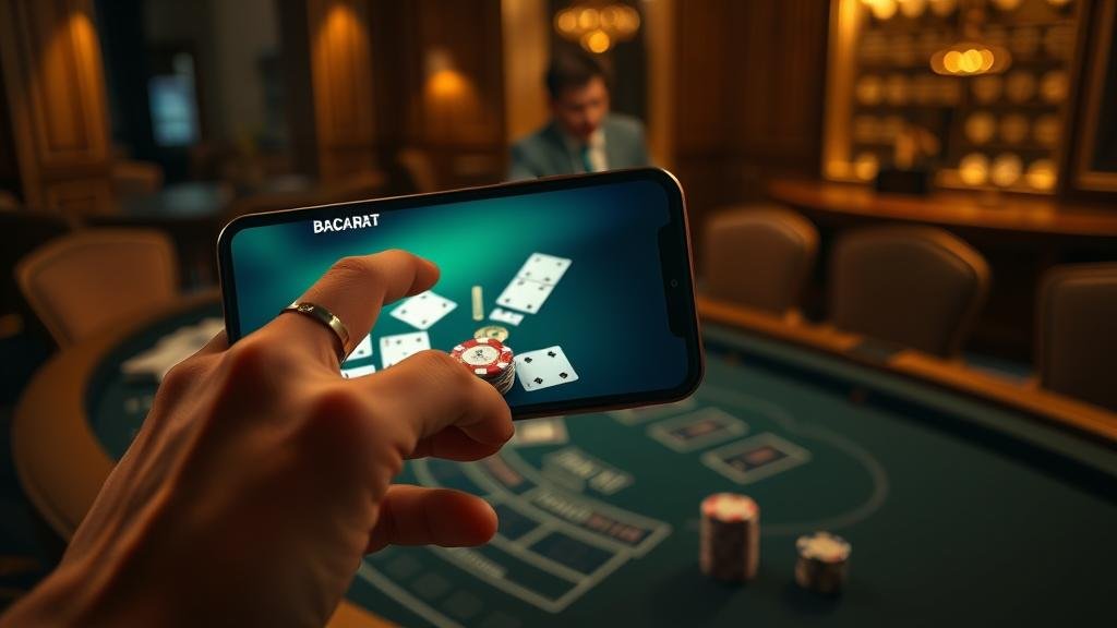 กราฟแสดงผลการเล่นบาคาร่าและการปรับกลยุทธ์