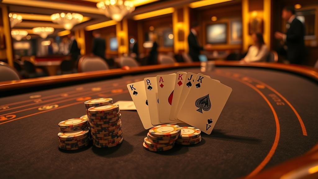 หน้าจอเกมบาคาร่า Ezugi พร้อมสถิติ