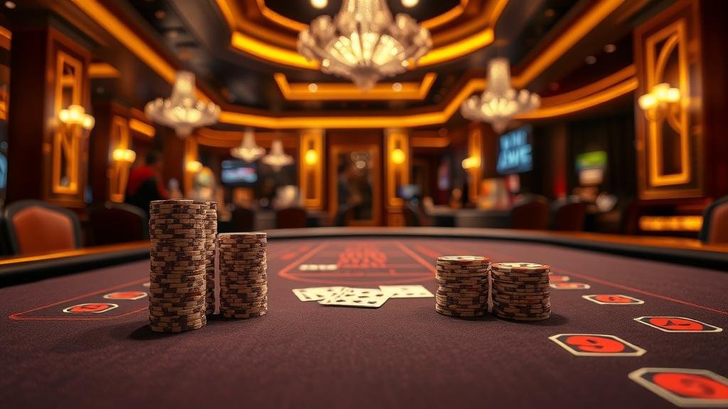 มือถือชิปคาสิโนพร้อมหน้าจอเกมบาคาร่า