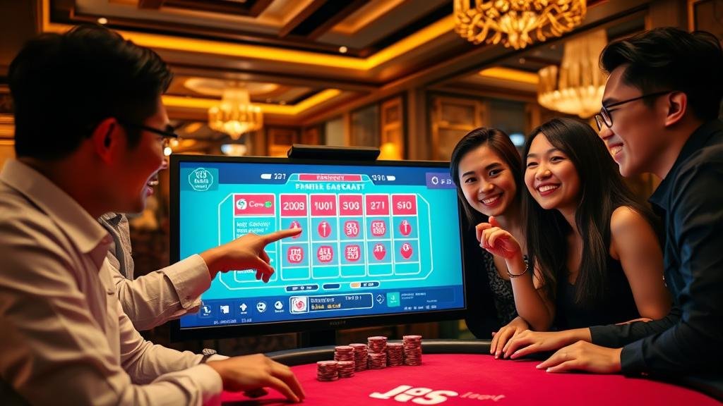 ฉลองชัยชนะจากการเล่นบาคาร่าออนไลน์