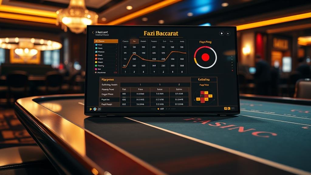 แผนภาพแสดงเทคนิคการเดินเงินบาคาร่า