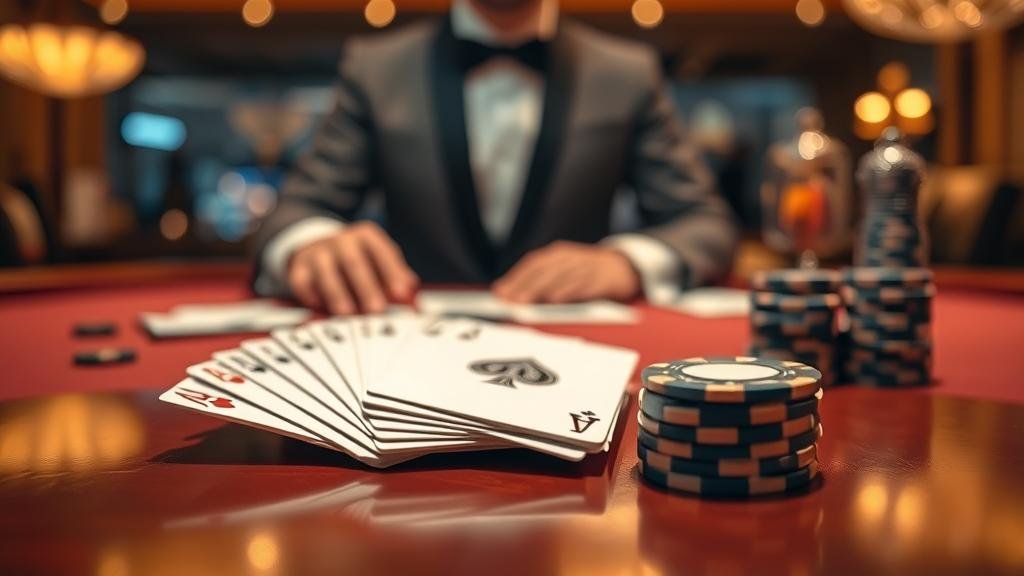 ตัวอย่างเค้าไพ่บาคาร่า: ลูกปัด, มังกร, ปิงปอง