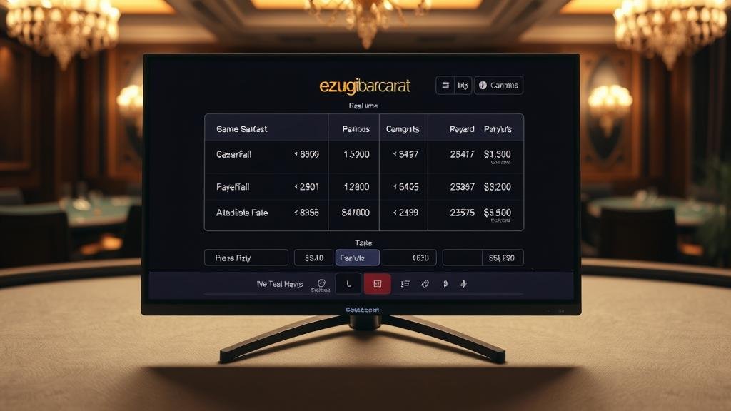 การวางเดิมพันในเกมบาคาร่า Ezugi