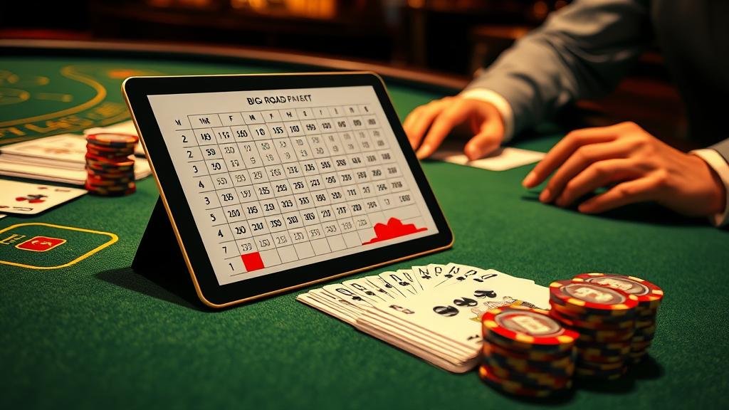 นักพนันบาคาร่ามืออาชีพกำลังวิเคราะห์เค้าไพ่