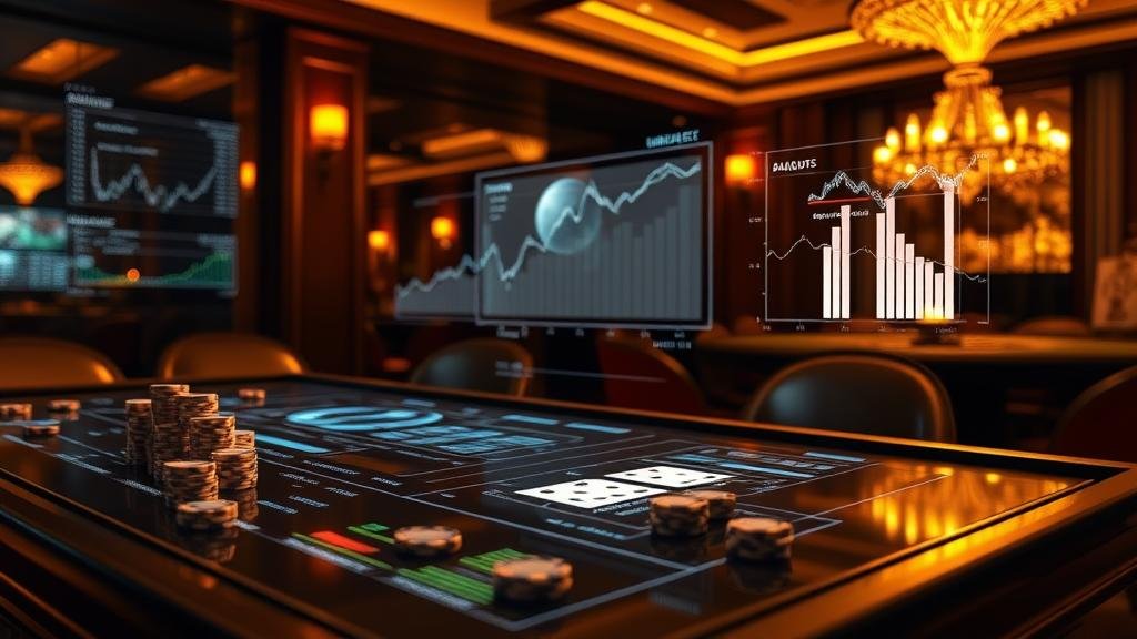 ผู้คนกำลังลุ้นผลหวยหุ้น