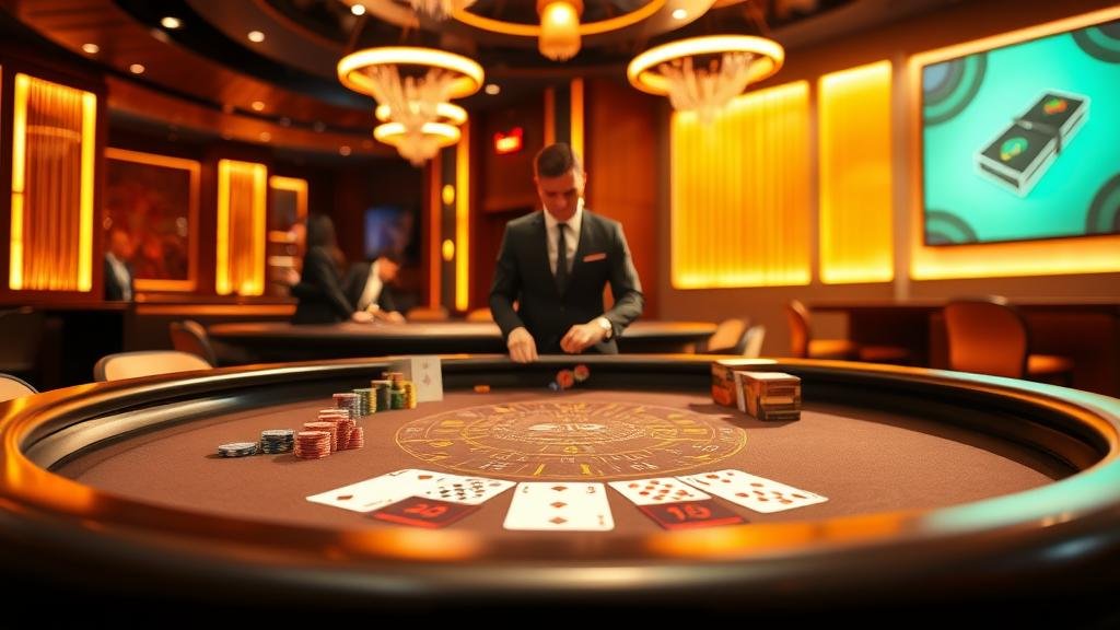 ห้องบาคาร่า SA Gaming บรรยากาศสนุกสนาน