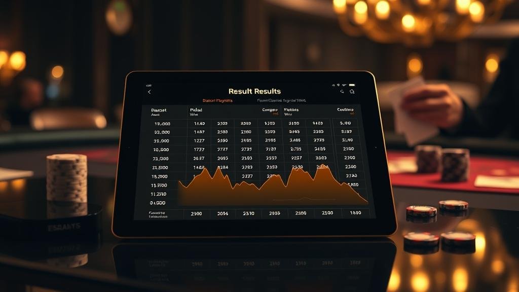 ตารางการจัดการงบประมาณและเป้าหมายการเล่นบาคาร่าบนแท็บเล็ต