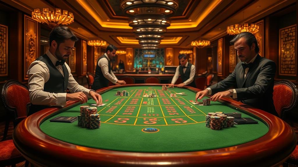 สกอร์บอร์ดบาคาร่าบนแท็บเล็ต