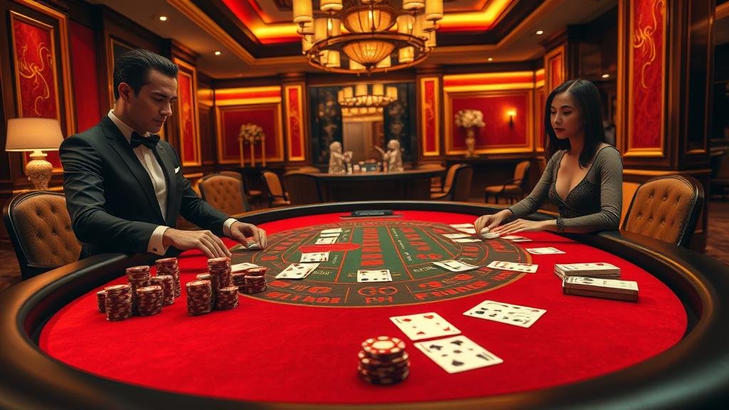 ตารางสถิติและเปอร์เซ็นต์บาคาร่า