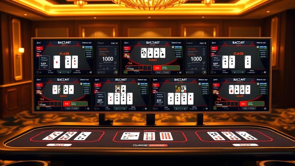 ตัวอย่างเค้าไพ่บาคาร่าที่นิยม