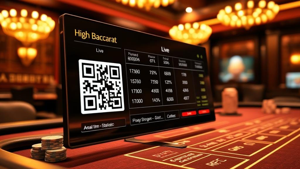 กราฟแสดงเป้าหมายกำไรและจุดหยุดขาดทุนบาคาร่า