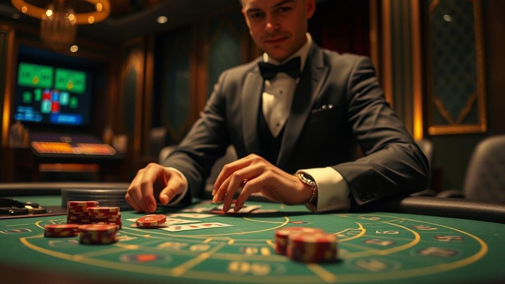 หน้าจอเกม บาคาร่า N2Live แสดงสถิติและรูปแบบไพ่