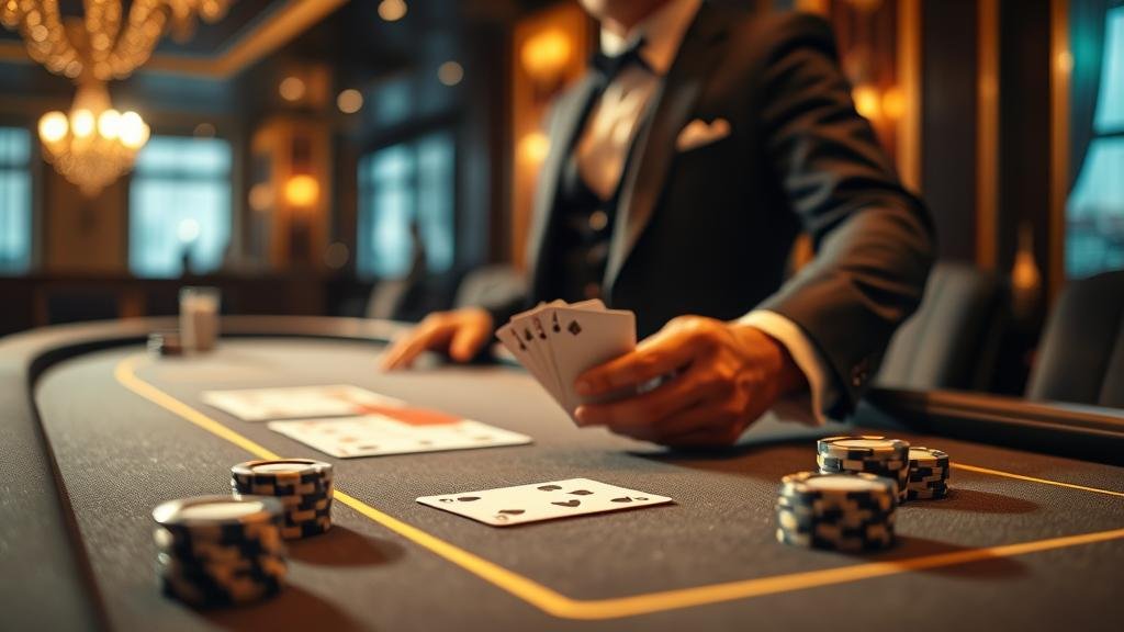 หน้าจอเกม บาคาร่า LuckyStreak พร้อมตัวเลือกเดิมพันหลากหลาย