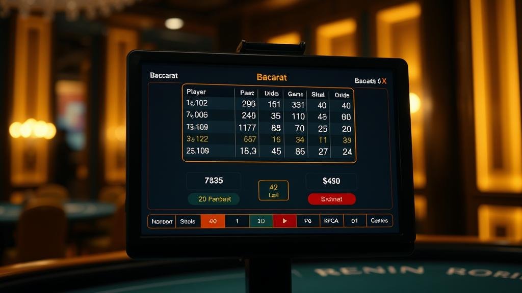 อินโฟกราฟิกกลยุทธ์การเดินเงินบาคาร่า