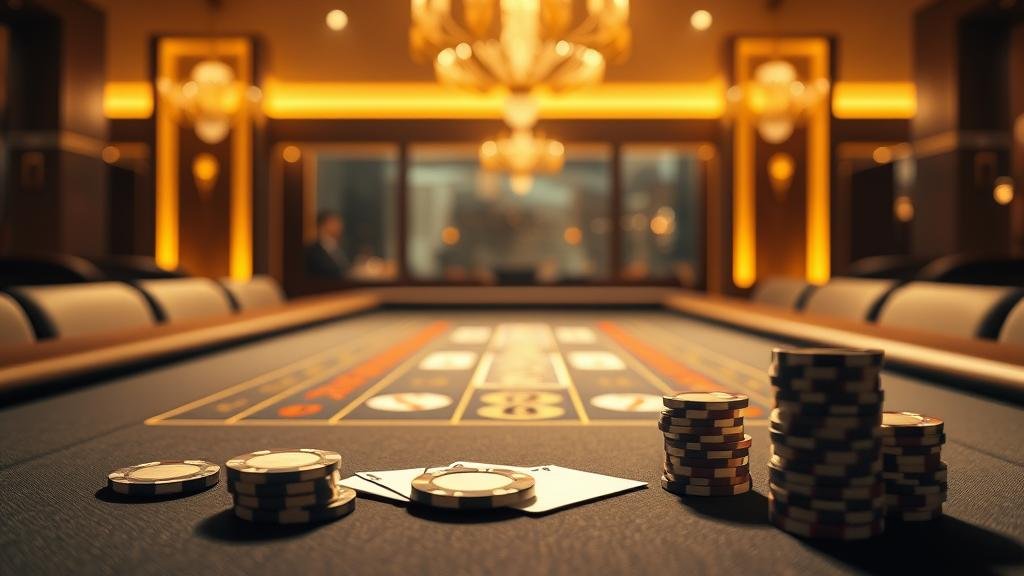 มือที่กำลังถือไพ่บาคาร่าพร้อมชนะ