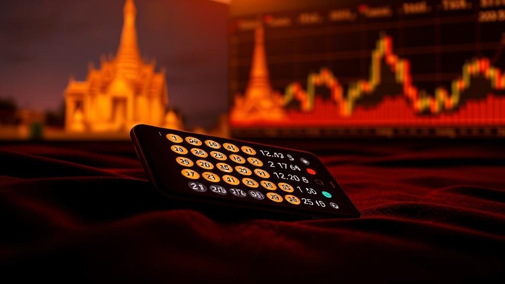 วงล้อหวยไทยหมุนพร้อมเครื่องรางนำโชค