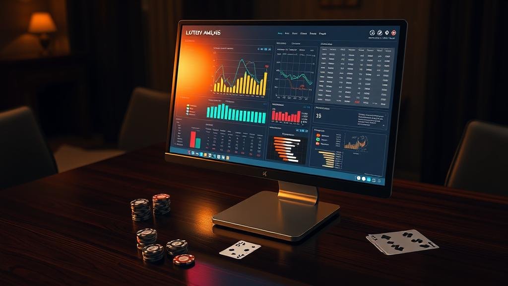 การเลือกเลขเด็ดหวยฮานอยพิเศษบนหน้าจอคอมพิวเตอร์