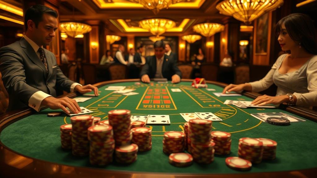 หน้าจอเกมบาคาร่าบนมือถือพร้อมสถิติ