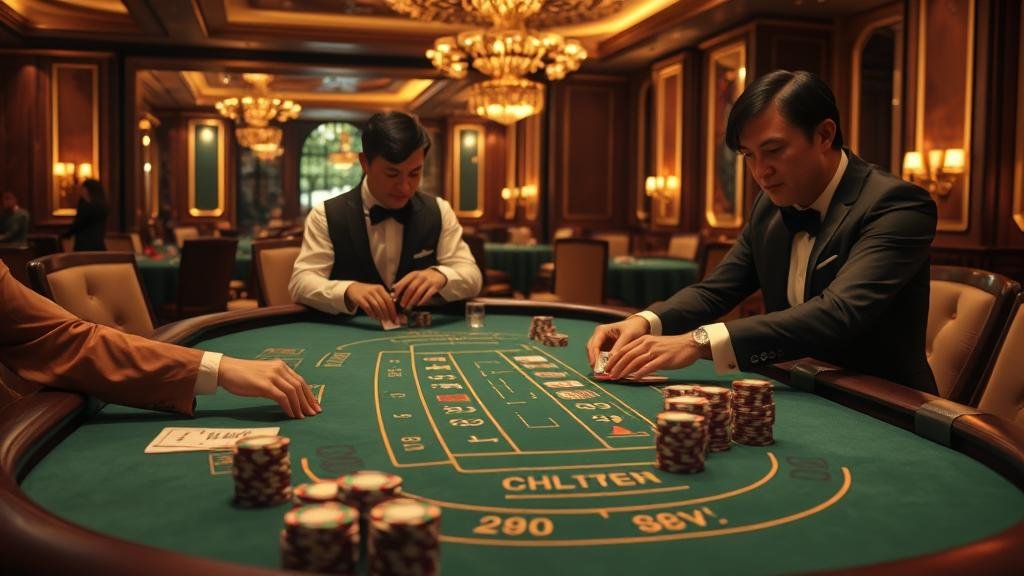 ตารางสถิติเค้าไพ่บาคาร่าบนแท็บเล็ต