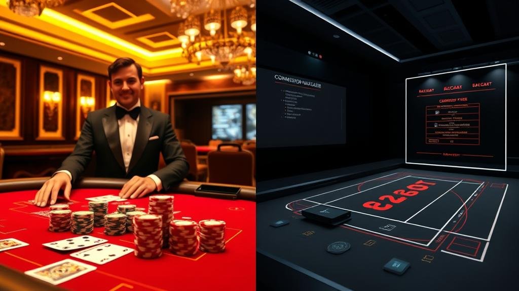 ตัวอย่างเค้าไพ่บาคาร่า: ถนนใหญ่และถนนเส้นเล็ก