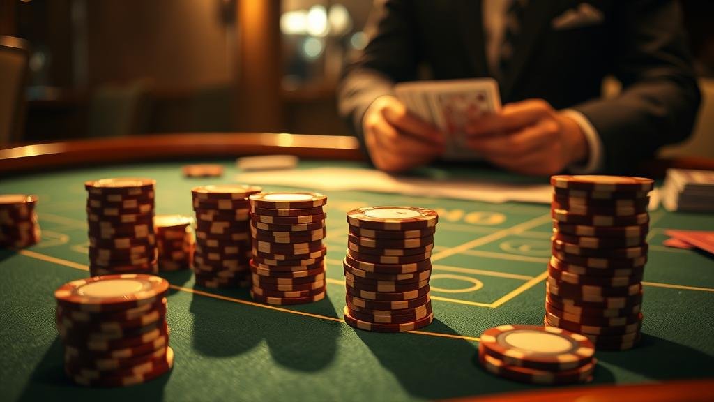 หน้าจอแสดงตัวเลือกเดิมพันประกันภัยในบาคาร่า