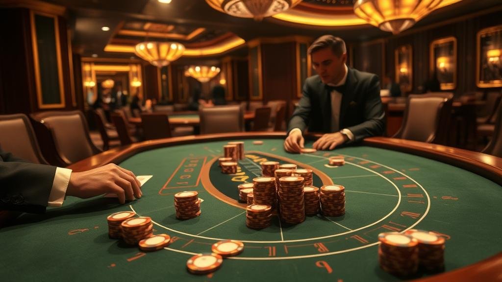 หน้าจอเกมบาคาร่าบนเดสก์ท็อป Windows