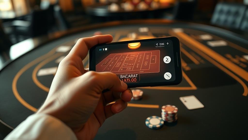 การอ่านสถิติและเลือกห้องบาคาร่าบนมือถือ