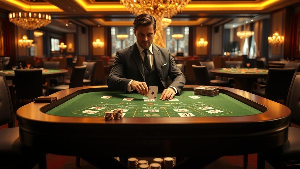 อินโฟกราฟิกแสดงเค้าไพ่บาคาร่าและกลยุทธ์