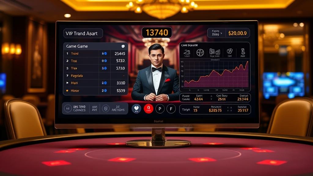 การแสดงผลธุรกรรมทางการเงินที่โปร่งใสในบาคาร่า VIP