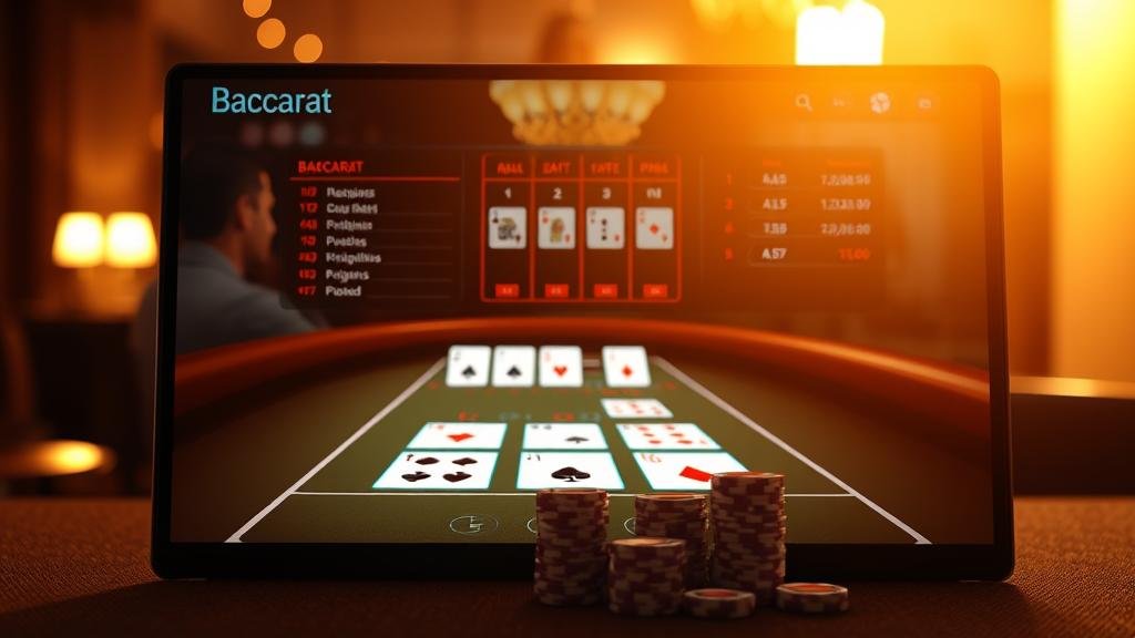 อินโฟกราฟิกแสดงรูปแบบเค้าไพ่บาคาร่า