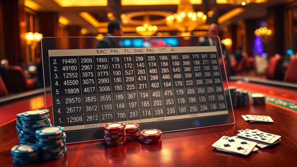 หน้าจอแสดงเกมบาคาร่าสดจากค่าย AE, SA, DG