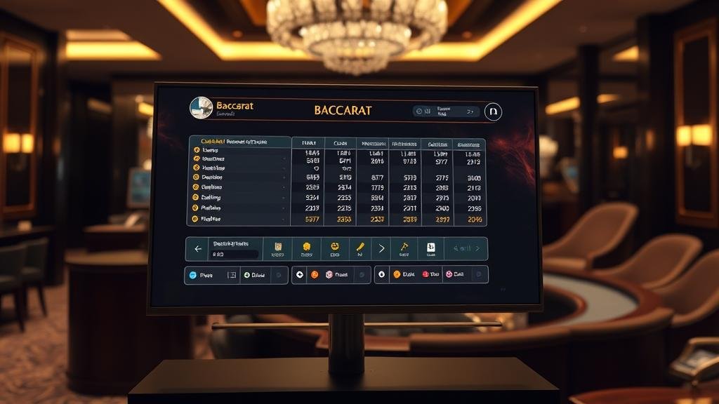 ดีลเลอร์สาวสวยกำลังแจกไพ่ในเกมบาคาร่า LuckyStreak