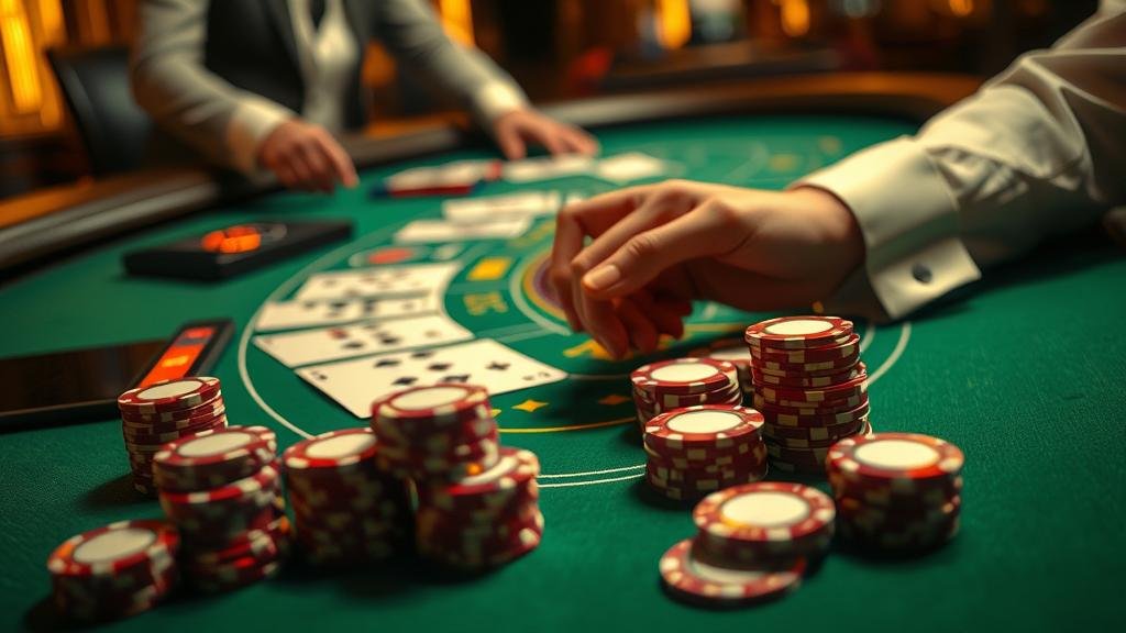 ภาพประกอบเทคนิคเดินเงินลาบูแชร์ในเกมบาคาร่า