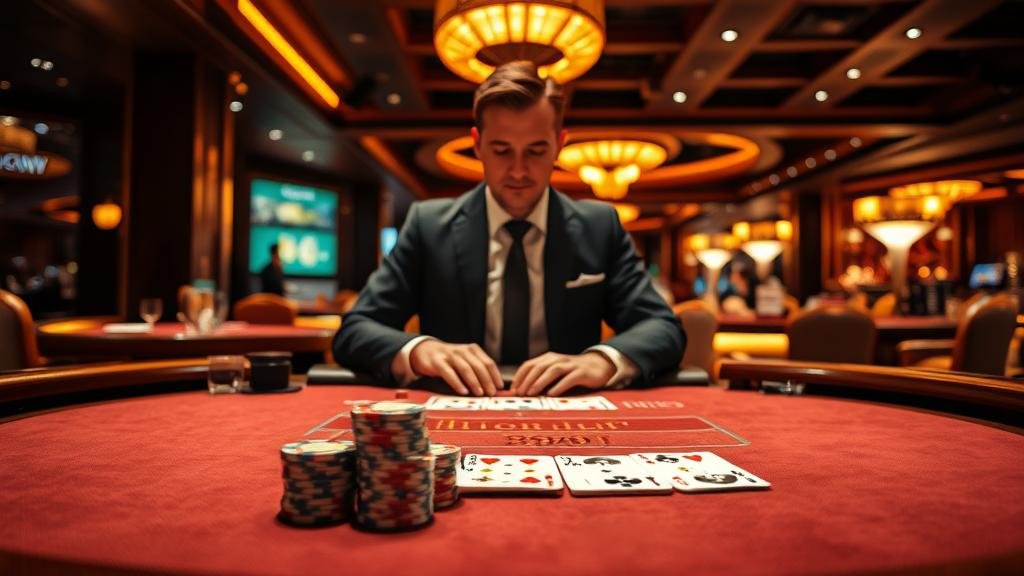 ภาพประกอบการอ่านเค้าไพ่บาคาร่า ถนนใหญ่