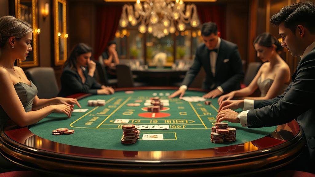 ภาพแสดงเค้าไพ่บาคาร่าแบบต่างๆ