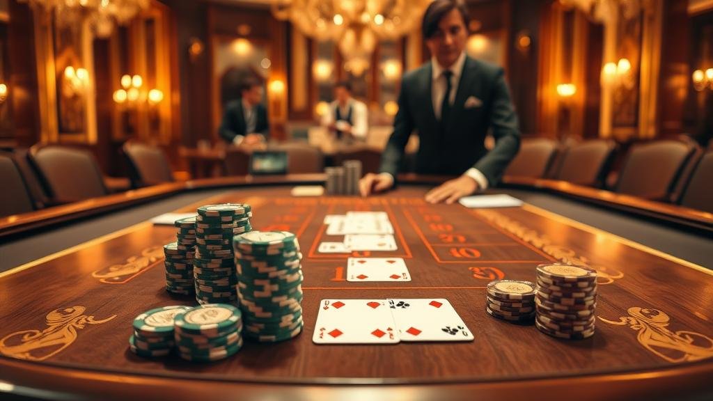 ดีลเลอร์สาวสวยในห้องบาคาร่า Sexy Baccarat