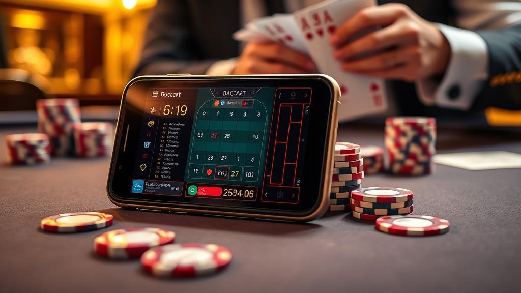 ภาพแสดงกลยุทธ์การเดินเงินบาคาร่า