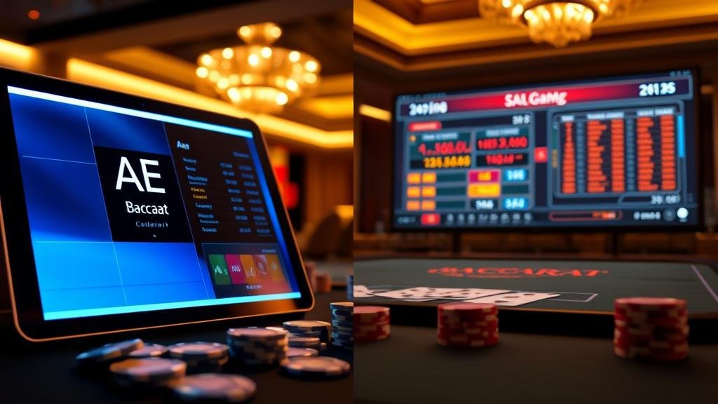 การวิเคราะห์สถิติบาคาร่าบน iPad