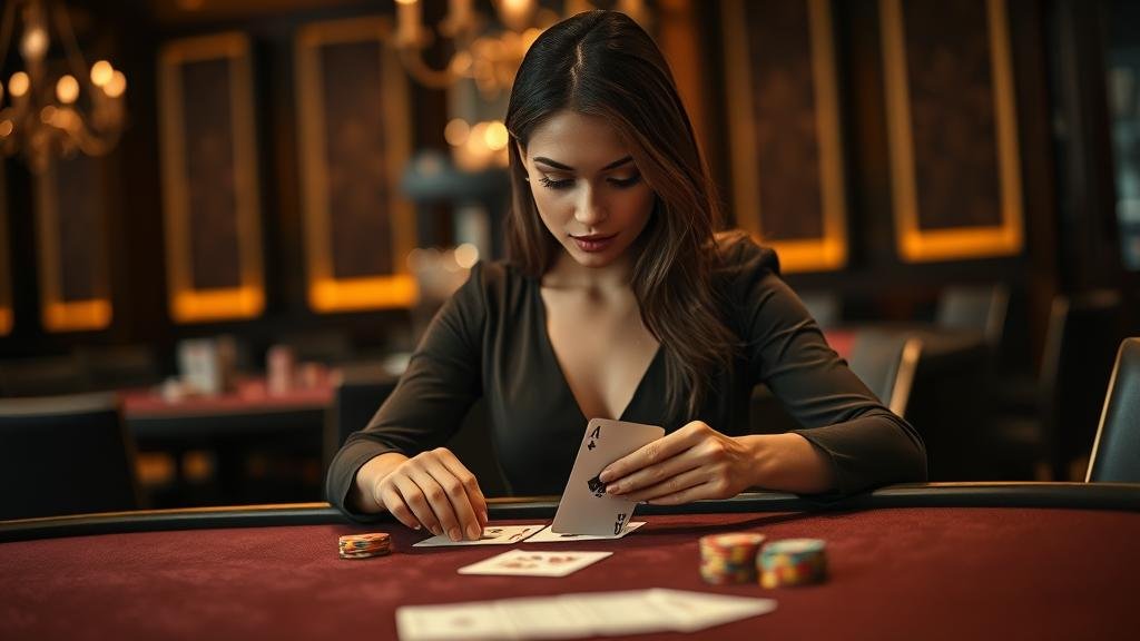 หน้าจอแสดงสถิติบาคาร่าและเค้าไพ่