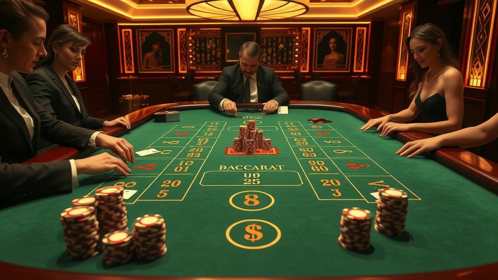 อินเทอร์เฟซเกมบาคาร่า DG Casino