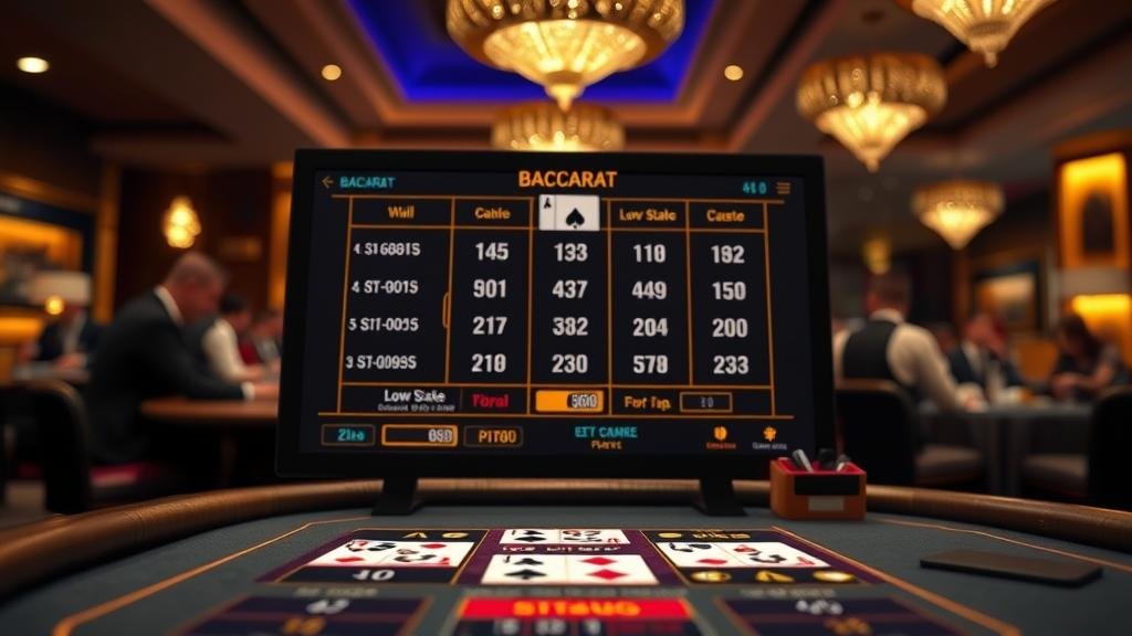 อินเทอร์เฟซเกมบาคาร่า Vivo ที่ใช้งานง่าย